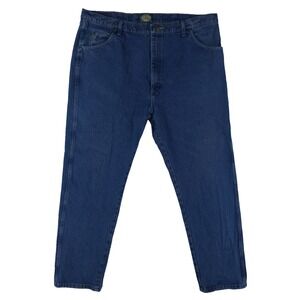 Cabela's Roughneck Jeans Men 42x32 Blue Relaxed Fit Heavy Denim Workwear